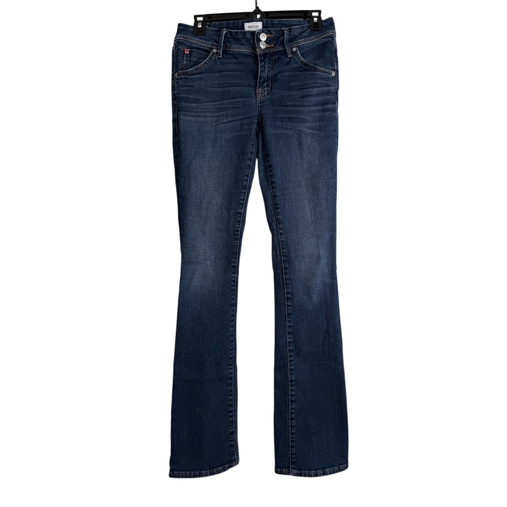 Hudson Beth Baby Boot Dark‎ Wash Jeans Flap Pockets Size 27